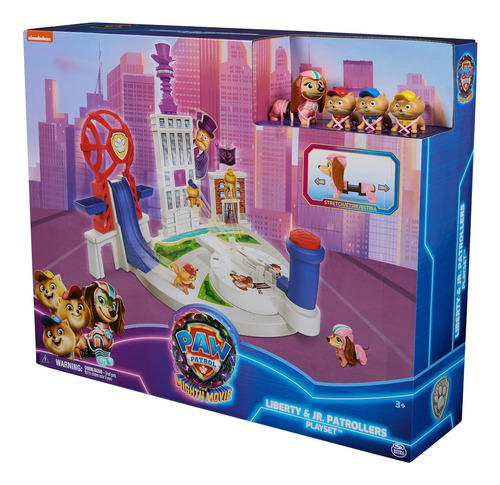 Paw Patrol Mighty Liberty Jr Patrollers Playset Spin Master