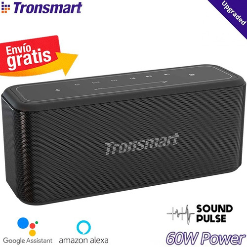 Imagen 1 de 10 de Tronsmart Parlante Bluetooth Mega Pro 60w Pulse Sound Bass 