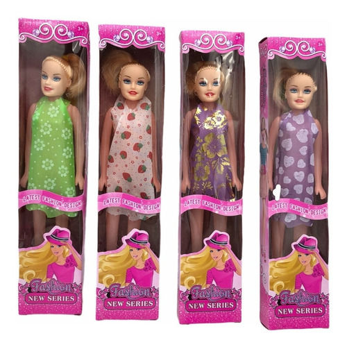 Pack 14 Muñecas Niñas Fashion Super Divertido En Caja 29 Cm 