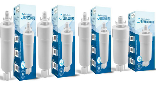 Refil Purificador Bebedouro Universal - Kit 4 Un