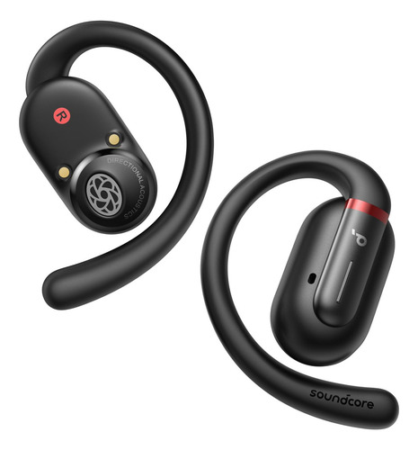 Fones de ouvido Soundcore V30i 36h Playtime Bluetooth 5 Open, cor preta