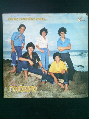 Lp. Menudo. Mas Mucho Mas. 1980. Pop-rock. Vinilo. Acetato.