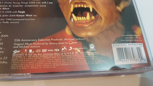 Imagen 4 de 6 de Cd Michael Jackson 25 Th Thriller Nuevo Solo-hifi