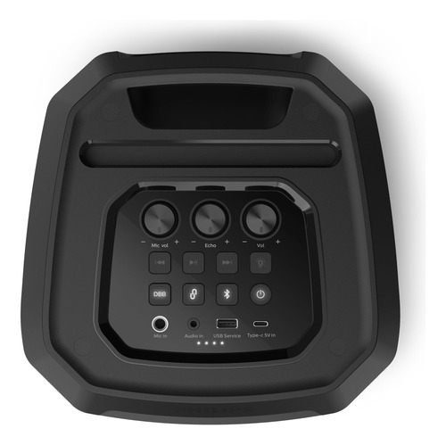 Altavoz Bluetooth Para Fiestas Philips Tax2208 Con Bajos Din