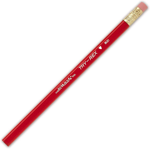 Lapiz J.r. Moon Pencil, 12 Unidades/0.94 In/con Borrador