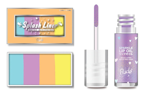 Set De Maquillaje Delineador Y Gloss Lip Oil Rude Cosmetics