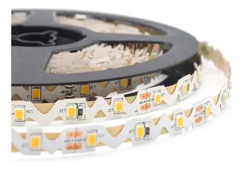 Tira Led 2835 Zigzag Moldeable Interior 5mt 12v 60w Blanco Frío 6000k