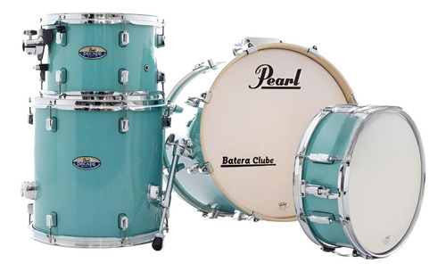 Bateria Pearl Decade Maple Bop Jazz Mint 18,12,14,14 Shellpa