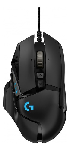Mouse Con Cable Logitech G502 Hero Gaming Negro 25600dpi