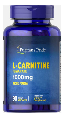 L-carnitina 1000mg Americana Potente Sin Gluten Pura.