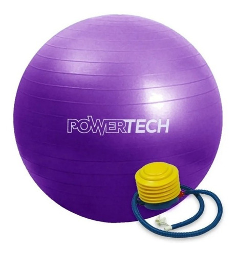Imagen 1 de 3 de Pelota Esferodinamia Power Tech 75cm Gym Ball Yoga Pilates