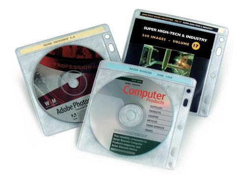 Imagen 2 de 5 de Folio Porta Cd Dvd Por 40 Unidades Aidata Archivo
