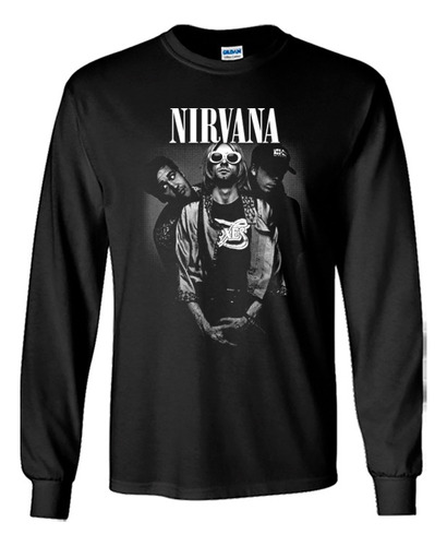 Nirvana Playera Manga Larga D04 B0