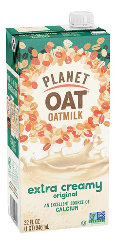 Leche De Avena Planet Oat, Extra Cremosa, 32 Onzas LĂquidas.
