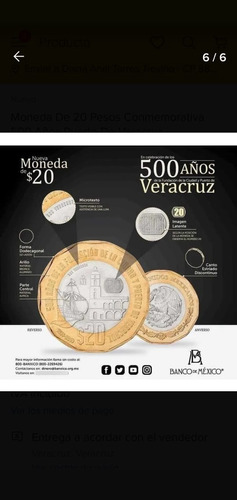 Moneda Conmemorativa 500 Años De La Fundacion De La Cd De Vu