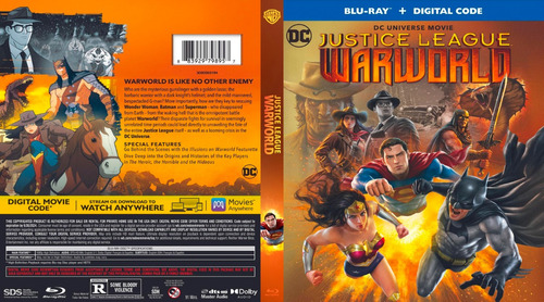 Justice League Warworld Dc 2023 En Bluray. Ing/esp. Lat 5.1