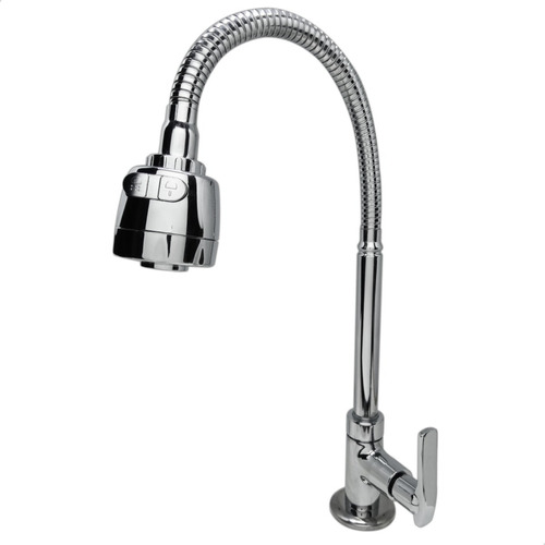 Torneira Gourmet Flexível Bancada Cozinha Metal 2 Jatos 4006