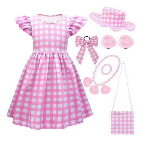 Vestido De Fiesta De Cumpleaños De Barbie Para Niñas Cosplay