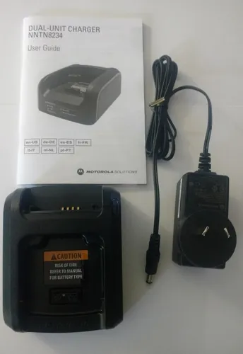 Cargador Doble Rapido Motorola Nntn8234a Serie Mtp3000/6000