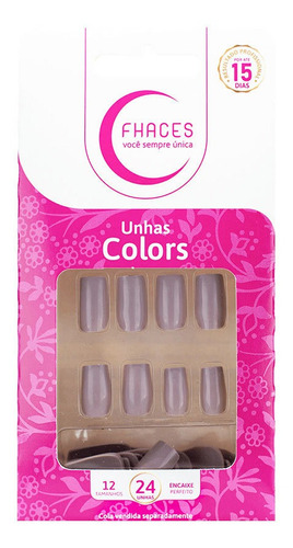 Fhances Unhas Color Place Nude 24 Unds- U3081