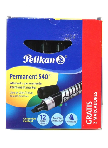 Marcador Permanente Pelikan 540 Negro