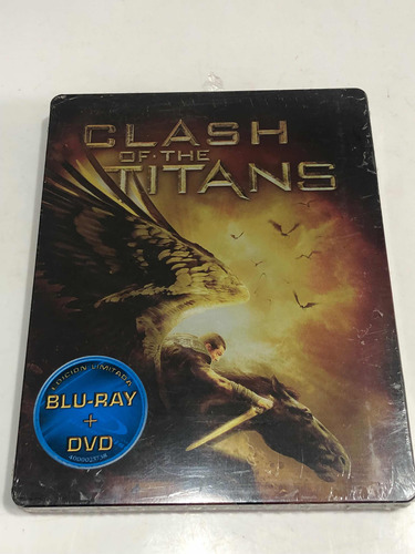 Blu Ray Clash Of The Titans + Dvd Steelbook Nueva Lata