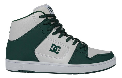 Tenis Dc Shoes Manteca 4 Hi Blanco Con Verde Para Hombre