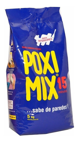 Poximix Interior Poxi Mix Poxipol Yeso 5 Kg - 15 Minutos