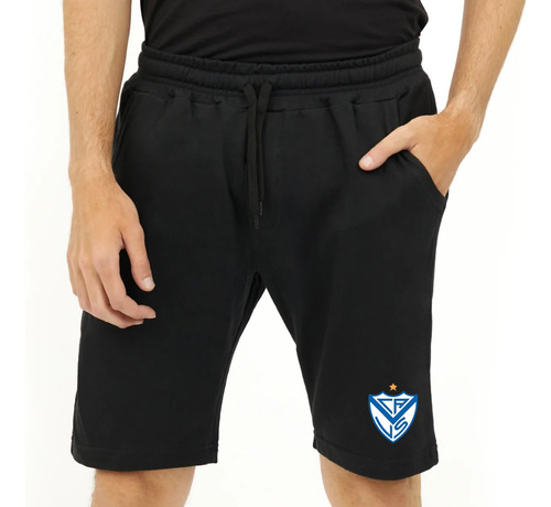 Bermuda Algodon Rustico - Velez Sarsfield - Unisex Futbol