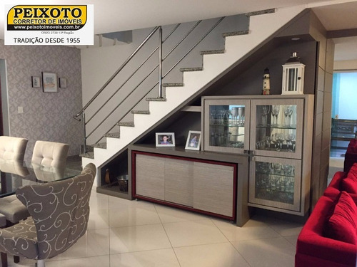 Imagem 1 de 14 de Excelente Casa Duplex Com 3 Suites E Área De Lazer Com Piscina Praia Do Morro. - Ca00038 - 3445061