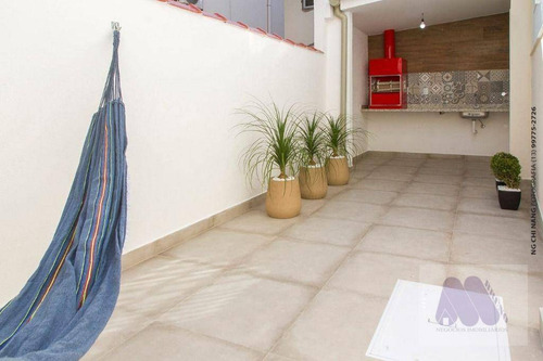 Imagem 11 de 26 de Casa Com 4 Dormitórios À Venda, 168 M² Por R$ 790.000 - Encruzilhada - Santos/sp - Ca0082