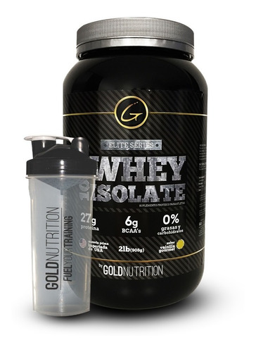 Proteina + Vaso - 100% Whey Isolate 2 Lb + Shaker