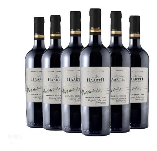 Vino Organico Premium Haarth Cabernet Por 6 Chocolate Regalo