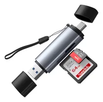 Comprar Adaptador Lector Tarjetas 2 En 1 Sd\u002Ftf Micro Sd Usb2.0 Tipoc