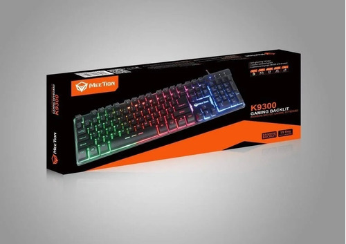 Imagen 5 de 10 de Teclado Gamer Meetion Simil Mecanico Retroiluminado K 9300