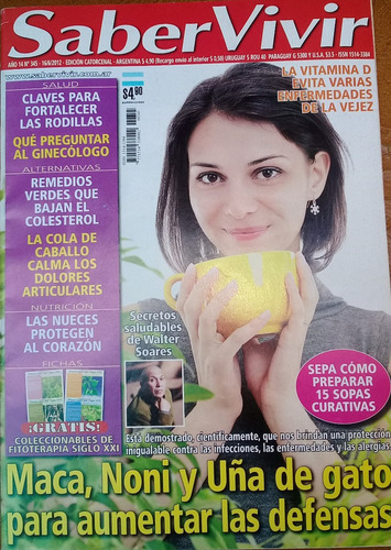 Revista **saber Vivir** Nº 345 16 De Junio Del 2012 (Usado)