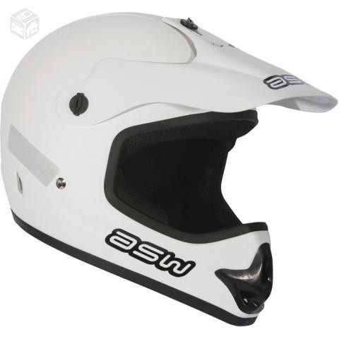 Capacete Asw Image 11 Branco Fosco 60 (g) Cros/trilha/enduro