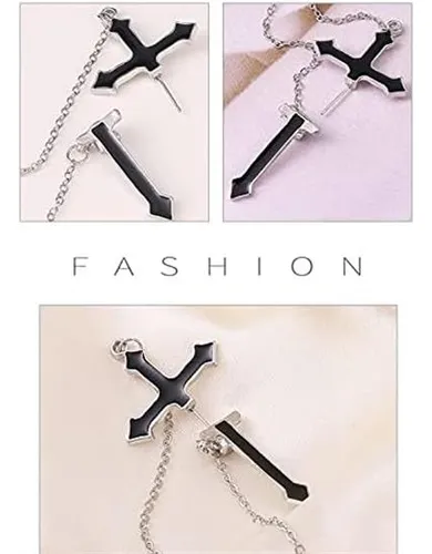 Kafu Pendientes Personalizados Únicos Con Borla Negra Para C