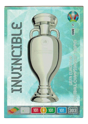 Carta Invincible - Rare - Adrenalyn Xl Euro 2020 Panini