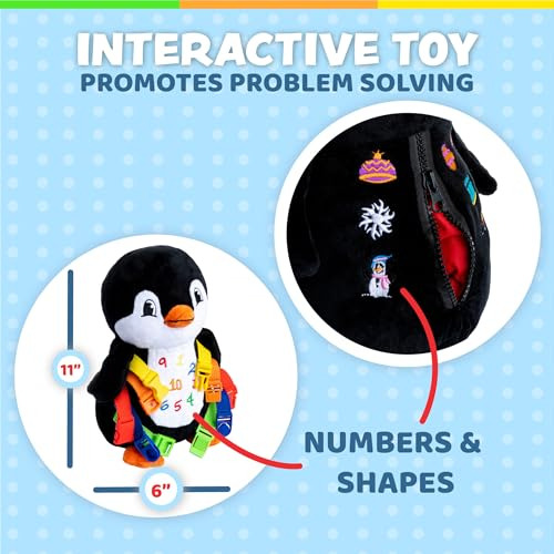Buckle Toys Blizzard Penguin - Actividad De Aprendizaje Mont