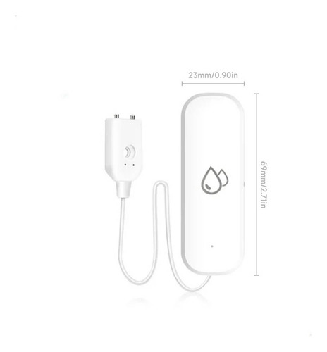Alarma Con Sensor De Agua Wifi Tuya, 2 Unidades, Detector De