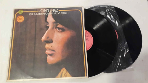 Joan Baez The Contemporary Bllad Doble Lp 1974 Arg Vinilo
