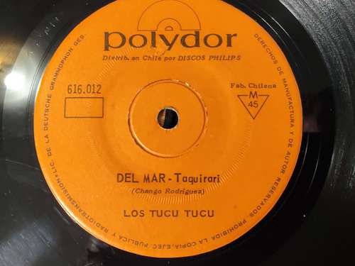 Vinilo Single De Los Tucu Tucu Tristeza ( C71-w201