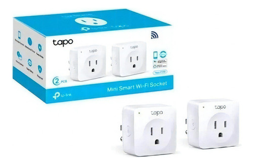 Tp Link Tapo P100 (2-pack) Enchufe Wifi Inteligente Mini Color Blanco