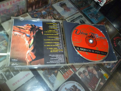 El Mariachi Pepe Villa - Viva Mexico -cd Como Nuevo -109 - (Usado)
