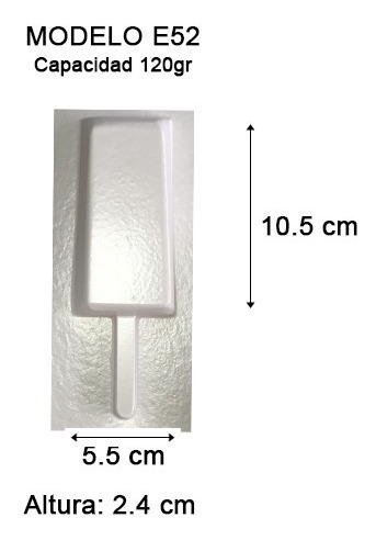 Imagen 2 de 2 de Moldes De Plástico Para Helados De Paleta Clasico