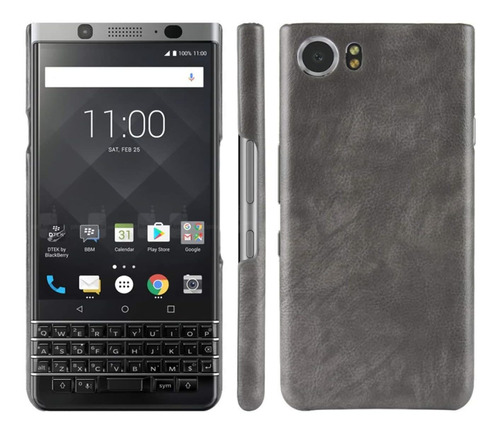 Funda Para Blackberry Keyone Retro Cuero Pu Ultra450