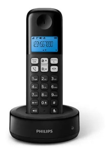 Telefono Inalambrico Philips Base Simple Negro D1311b/77