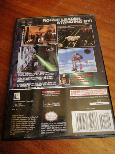 Star Wars Rogue Leader, Rogue Squadron Ii Nintendo Gamecube (Usado)