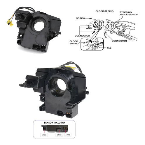 Cinta Espiral Jeep Commander 2008 2009